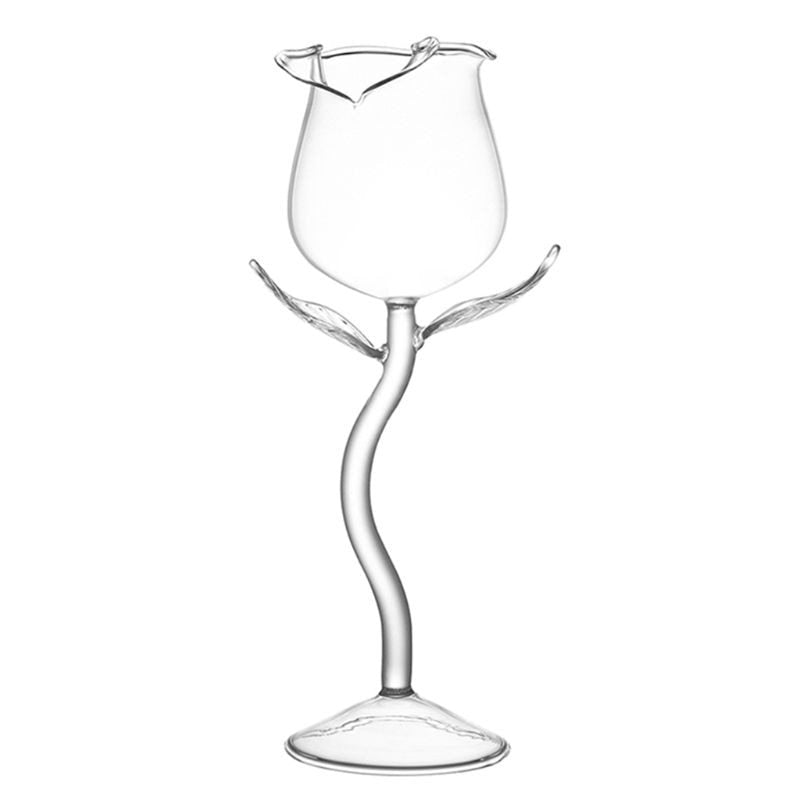 Rose Wine Glass