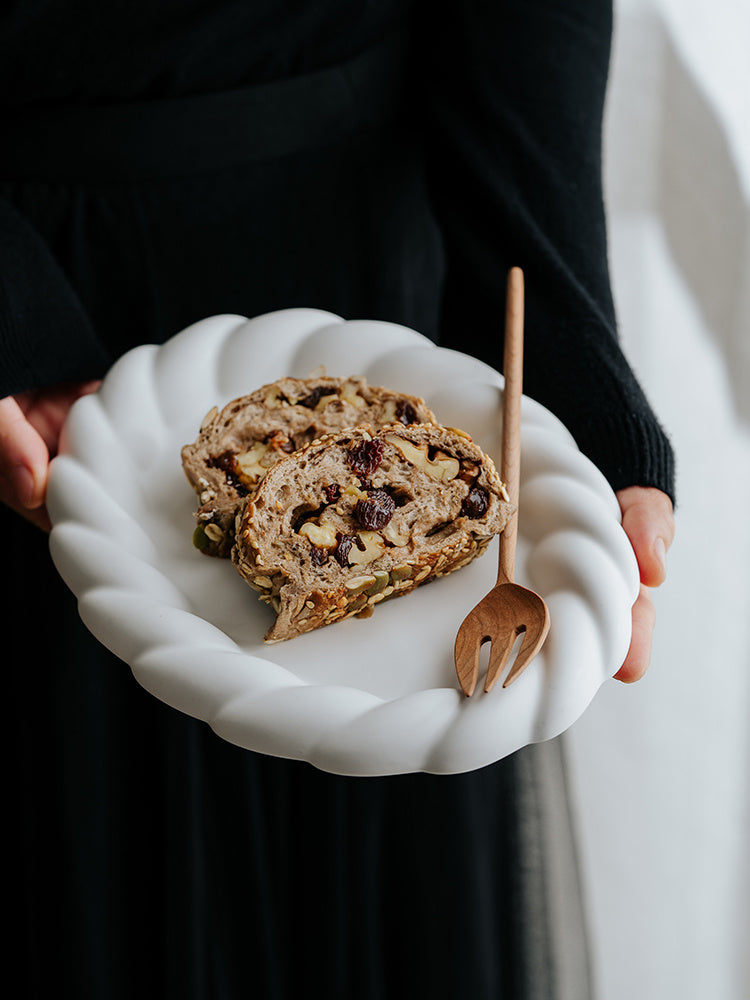 A Particularly Beautiful Plump Ceramic Plate