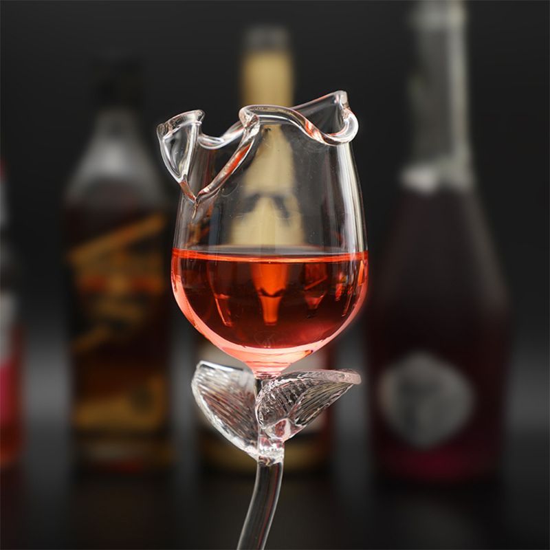 Rose Wine Glass
