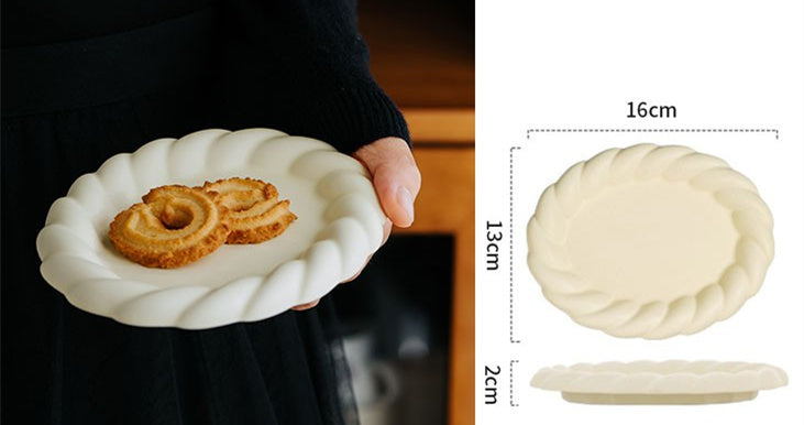 A Particularly Beautiful Plump Ceramic Plate