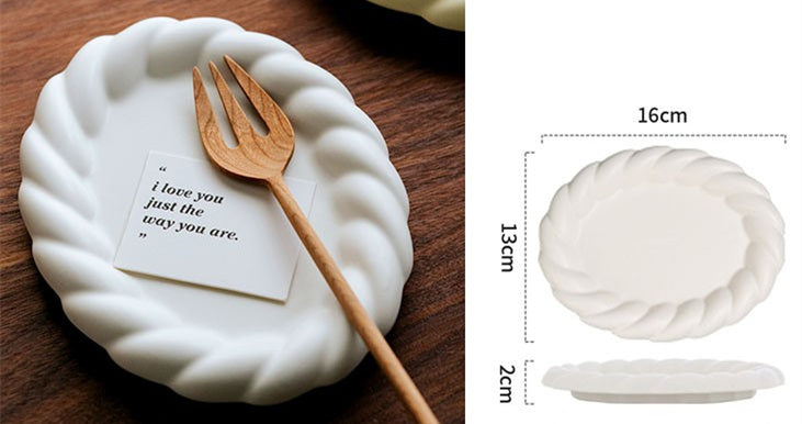 A Particularly Beautiful Plump Ceramic Plate